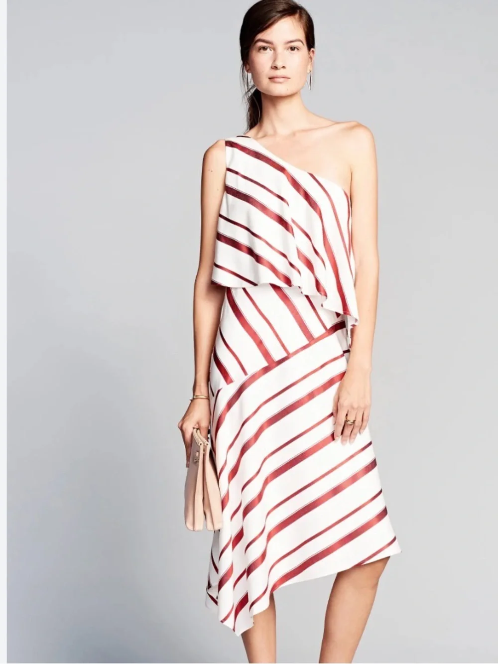 banana republic red striped dress Weekend Nautical: Red Stripe Midi Dress and Panama Hat (plus Loft and Banana Republic fitting room reviews)